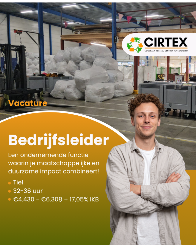 Nieuwe bedrijfsleider Cirtex