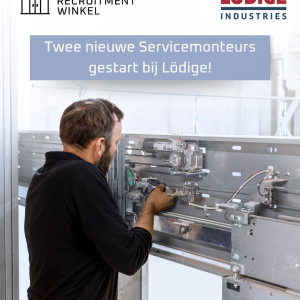 Twee servicemonteurs geplaatst voor Lödige Nederland